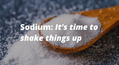 Sodium: It's time to shake things up