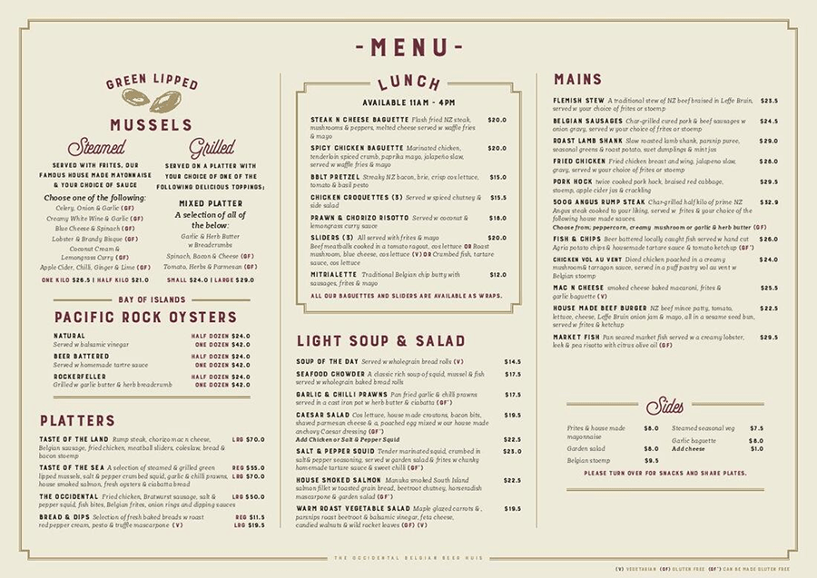 Simple Menu Design | Nestle Professional