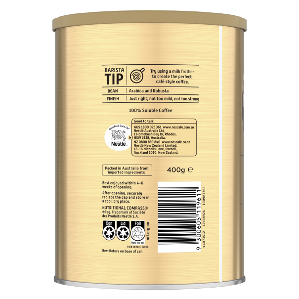 NESCAFÉ Gold 400g can BOP 2D