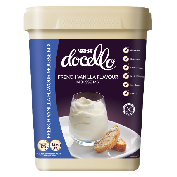 NESTLÉ DOCELLO French Vanilla Flavour Mousse Mix 1.8kg