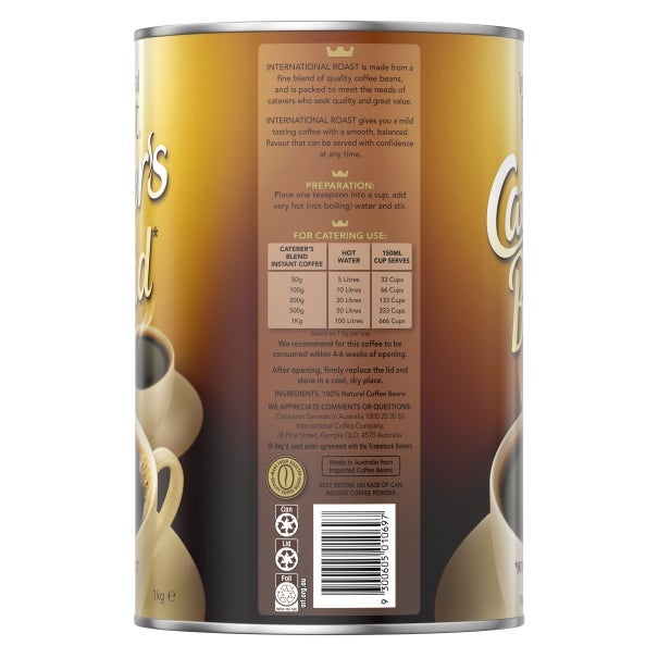 INTERNATIONAL ROAST Caterer's Blend Can 1kg 