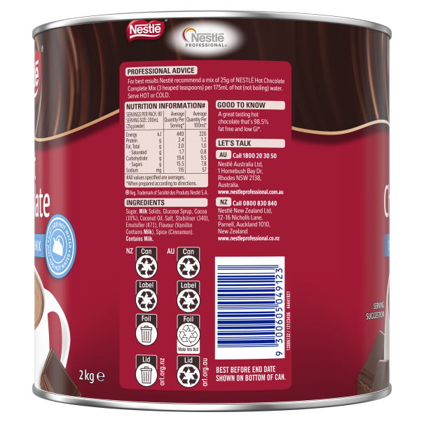 NESTLÉ Hot Chocolate Powder Complete Mix