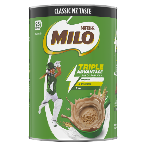 Milo NZ can front