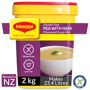 MAGGI Gluten Free PEA with Ham Flavoured Soup Mix. 2kg