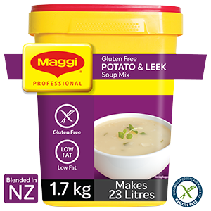 MAGGI Gluten Free Potato & Leek Soup Mix. 1.7kg