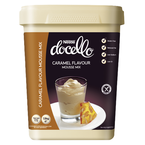 NESTLÉ DOCELLO Caramel Flavour Mousse Mix 1.9kg