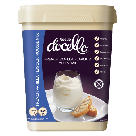 NESTLÉ DOCELLO French Vanilla Flavour Mousse Mix 1.8kg