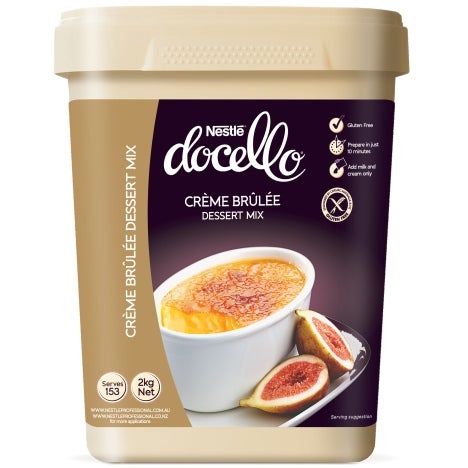 NESTLÉ DOCELLO Crème Brûlée Dessert Mix 2kg