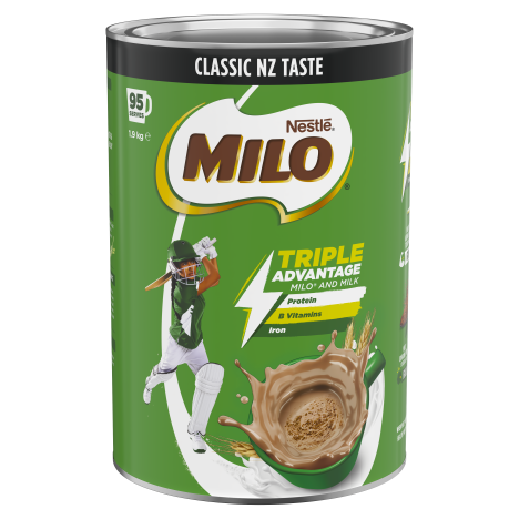Milo classic NZ taste front