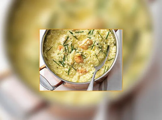 Lemon Chicken and Saffron Risotto