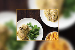 Poached Chicken Supreme with Mixed Mushrooms