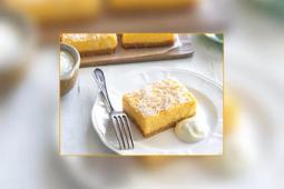 Lemon Cream Coconut Slice Recipe