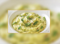 Basil Oil, Parmesan & Roasted Pine Nut Mash