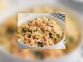 Rotini Pasta & Prawns in a Creamy Garlic Spinach Sauce Recipe