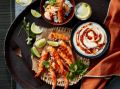 grilled chilli garlic prawns