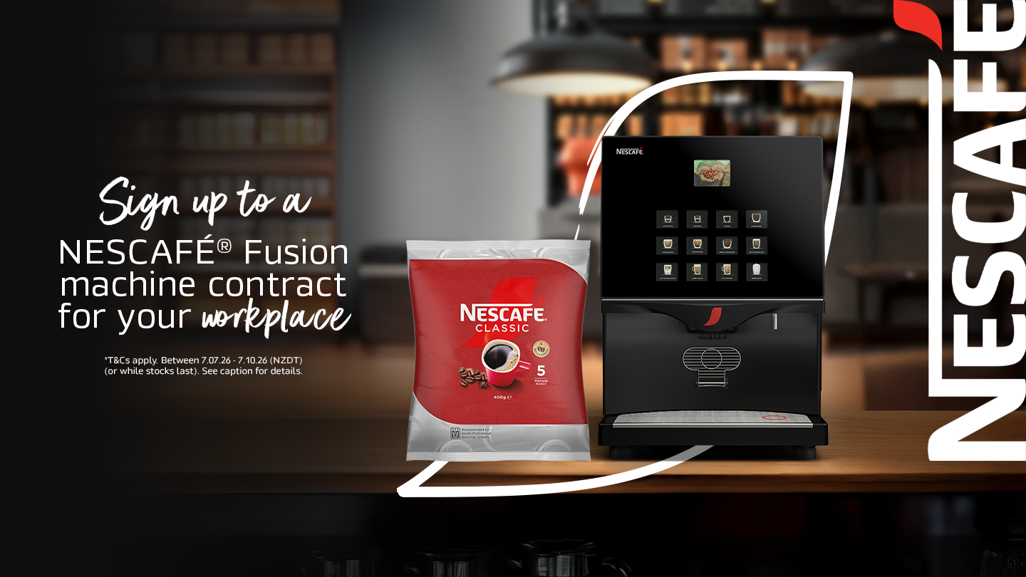 Nescafe Fusion Machine Banner